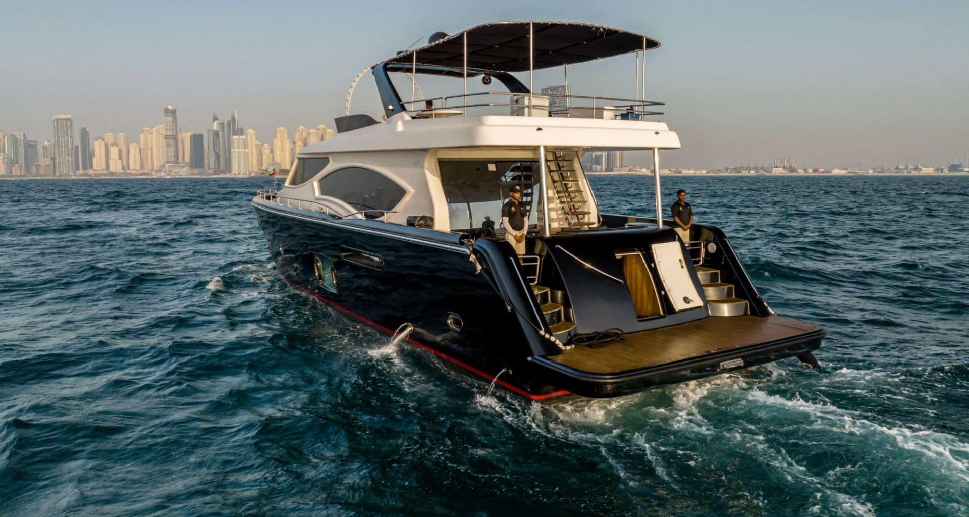 Black Helsink 95 Yacht yacht detail in Dubai — thumbnail 3