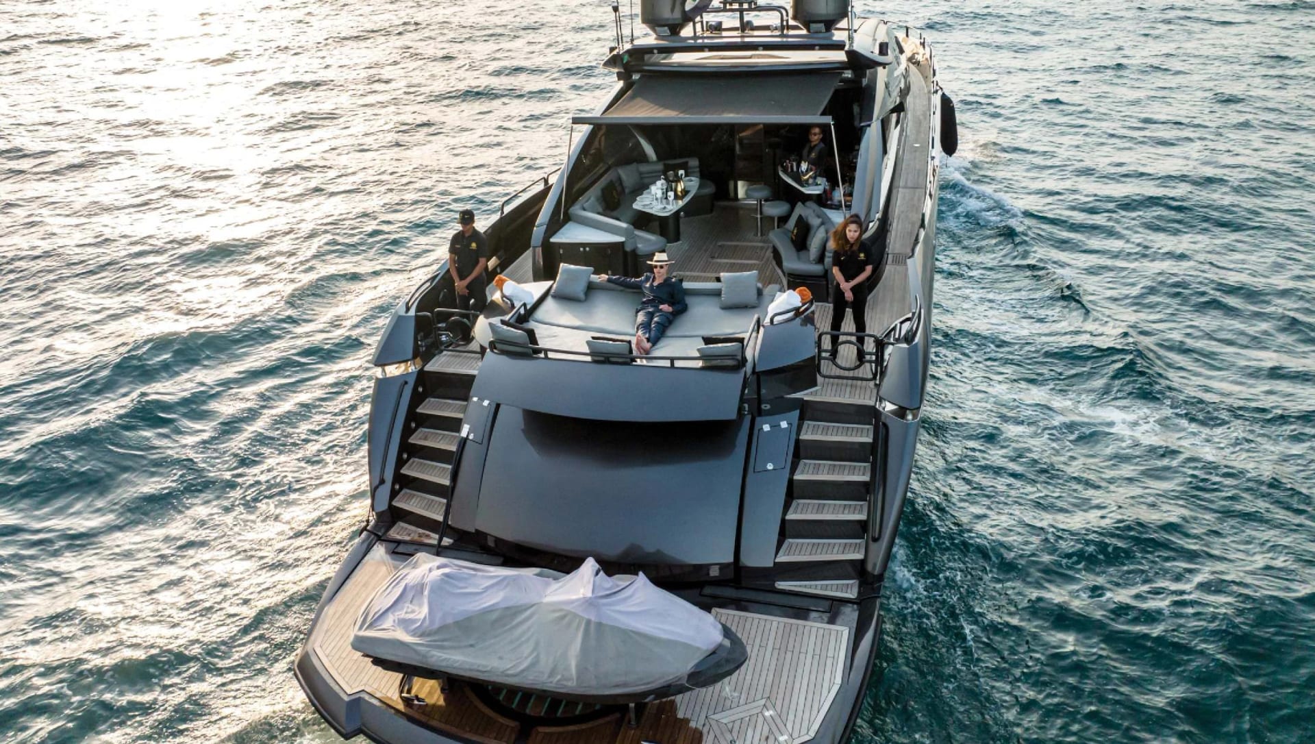 Black Predator 105 Yacht yacht detail in Dubai — thumbnail 2