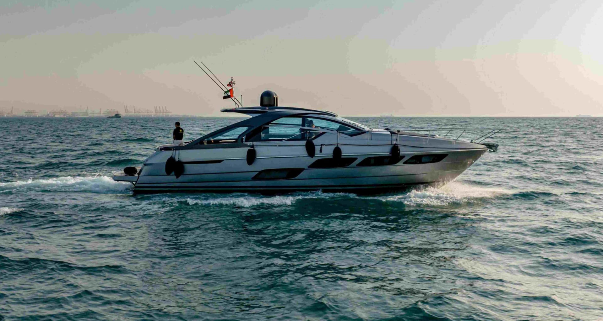 Black Predator Pershing Yacht yacht detail in Dubai — thumbnail 4