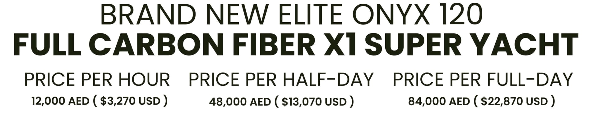 Brand New 2024 Carbon Fiber X1 Super Yacht yacht detail in Dubai — thumbnail 3