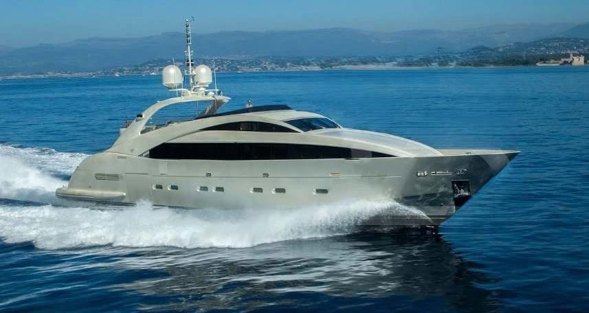 Freedom Super Yacht 120 private yacht available for charter in Dubai