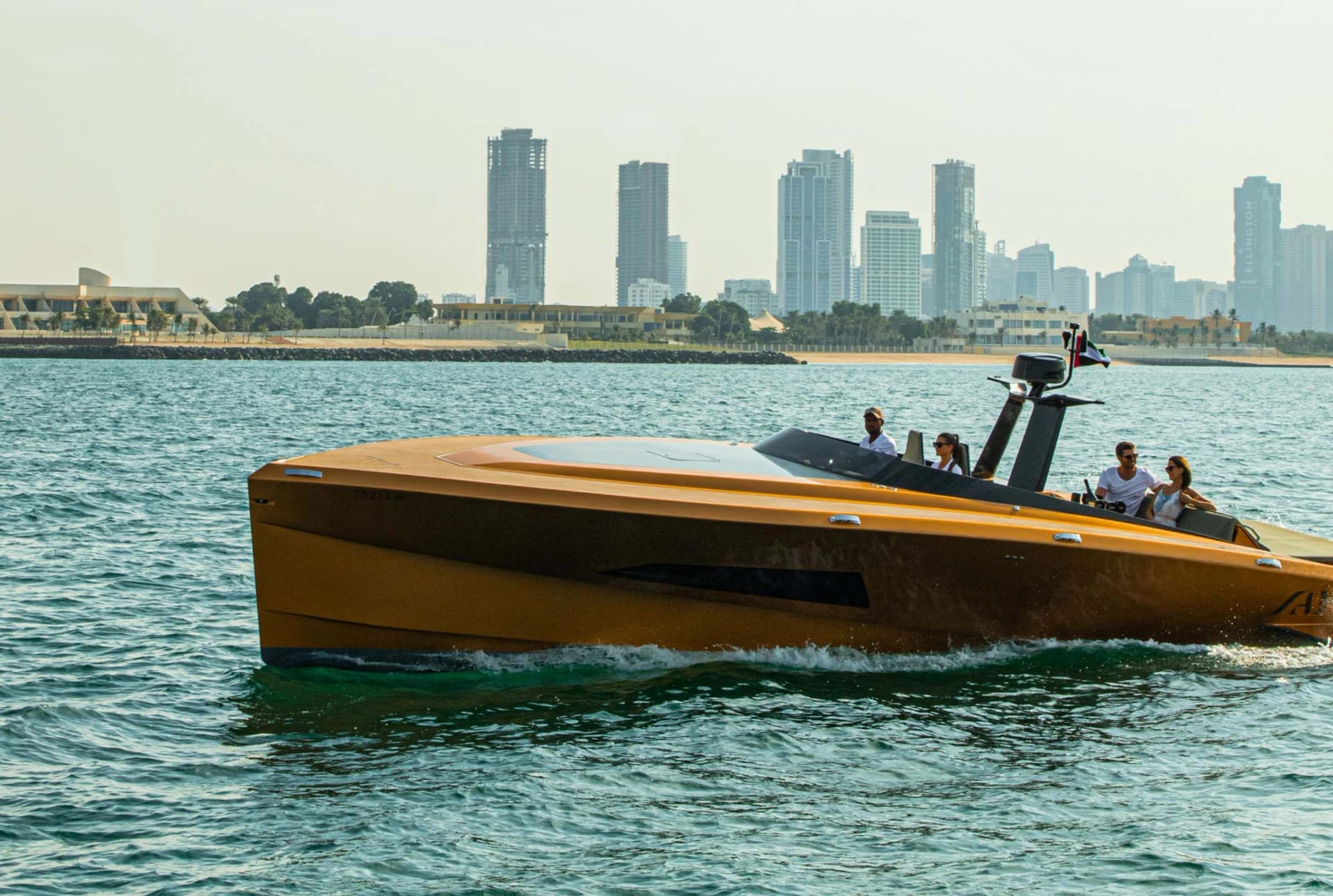 golden Riva X1 Yacht yacht detail in Dubai — thumbnail 3