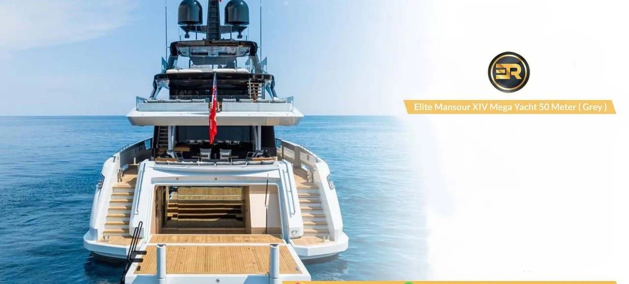 Grey Mansour XIV Mega Yacht 50 Meter 2024 yacht detail in Dubai — thumbnail 3