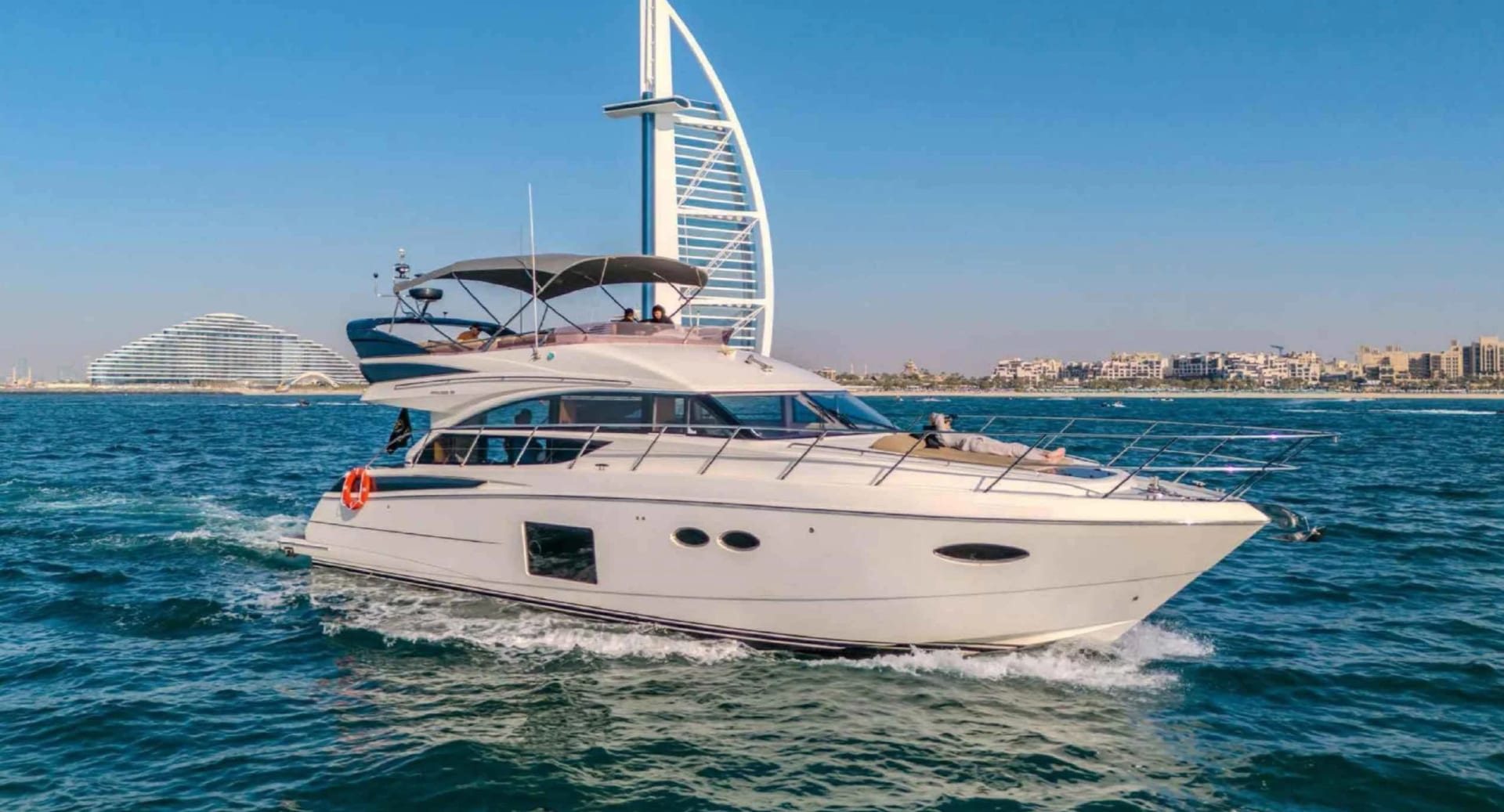 New White Rivera 60 Yacht private yacht available for charter in Dubai
