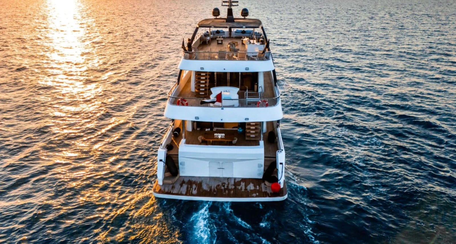 Rivera X120 Triple Deck Super Yacht private yacht available for charter in Dubai