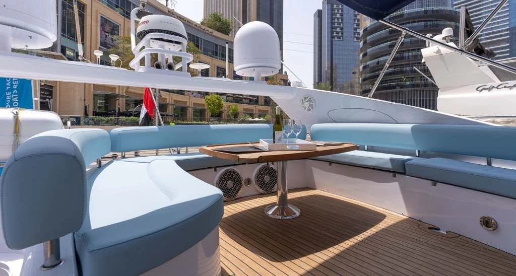 White Rivera 70 Yacht yacht detail in Dubai — thumbnail 3