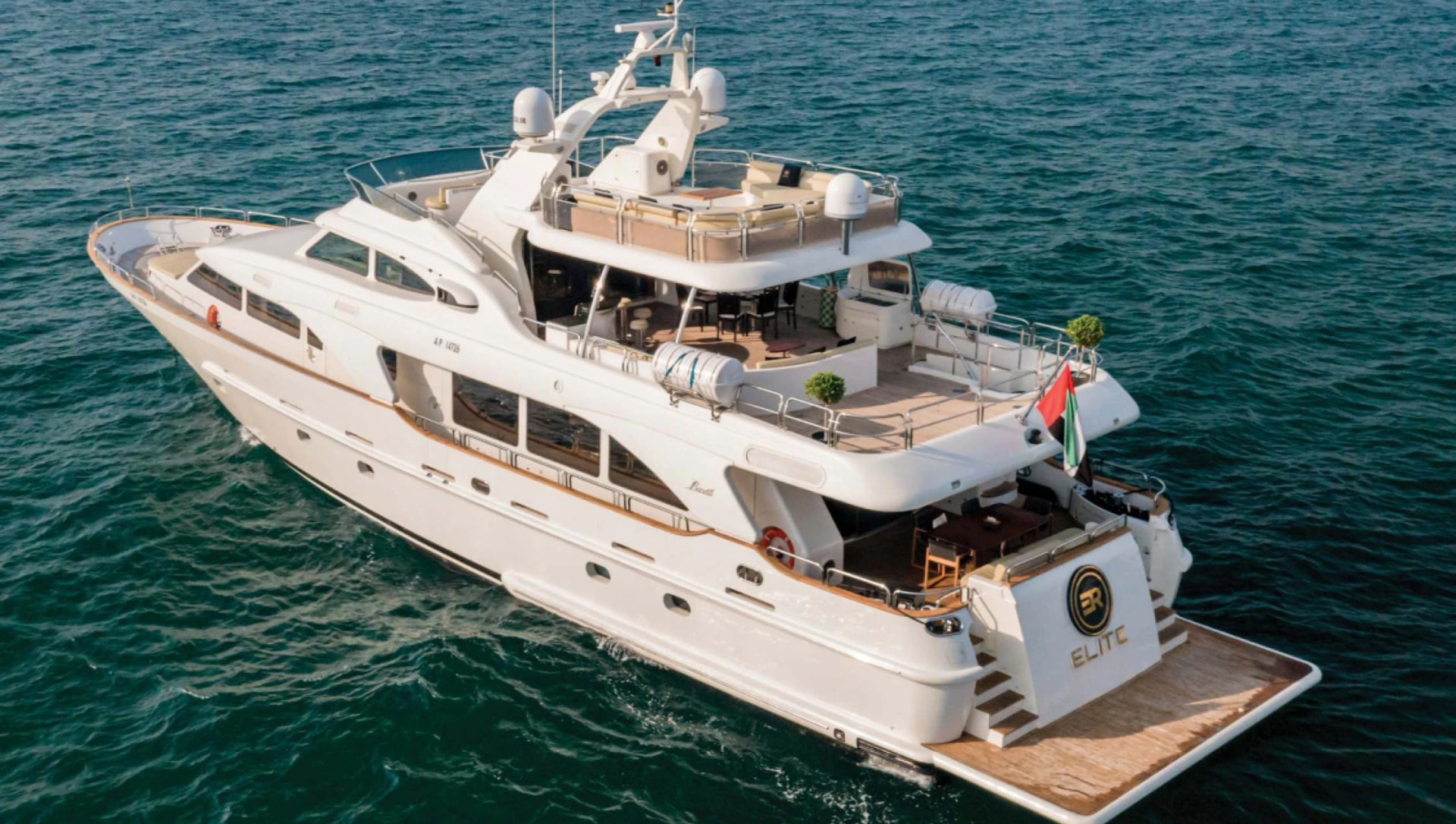 Benetti Triple Deck 125 Yacht private yacht in Dubai — exterior view 1