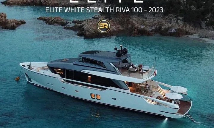 Brand New 2024 White SLX100 Yacht private yacht in Dubai — exterior view 1