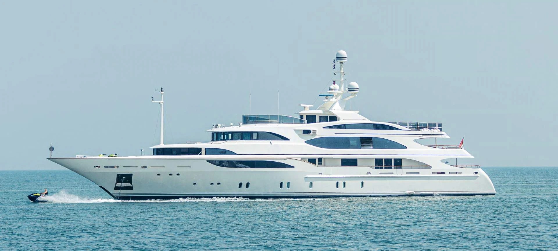 Celestial Titan X250 Super Yacht private yacht in Dubai — exterior view 1