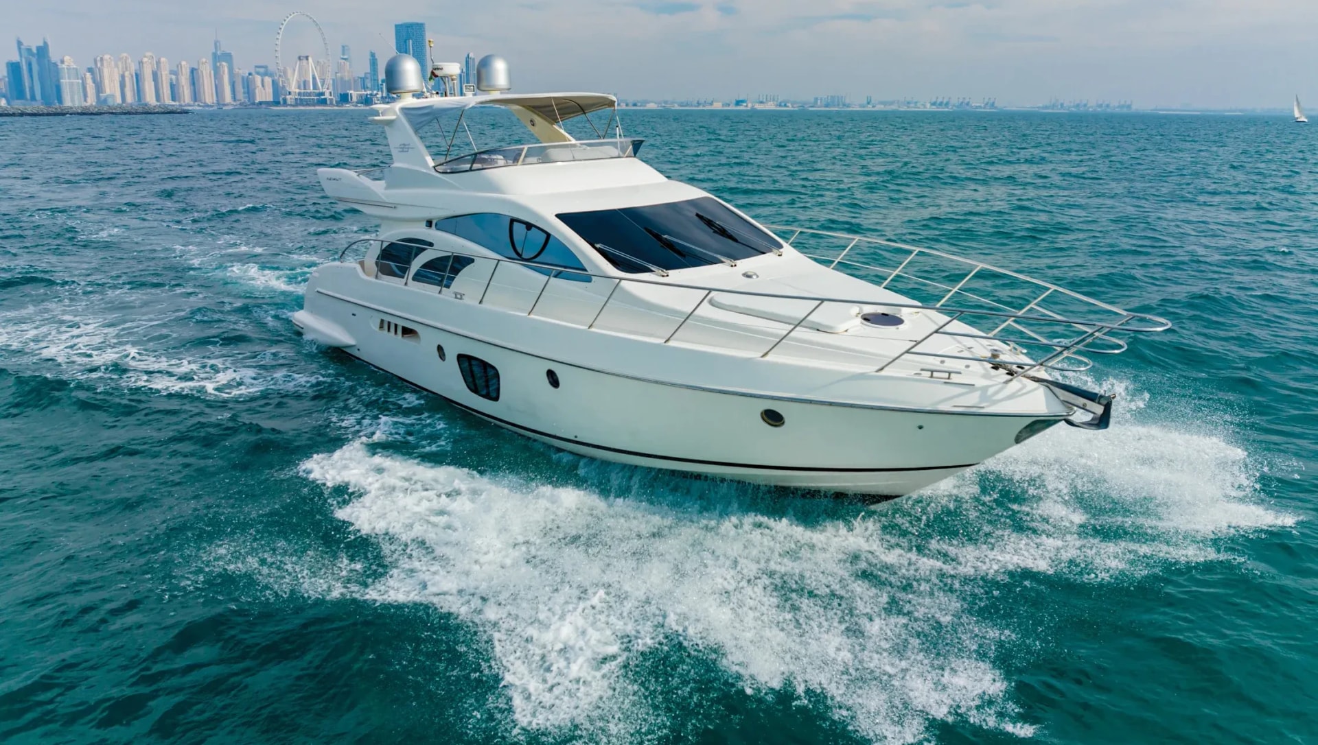 Diamond Milano A-55 Yacht private yacht in Dubai — exterior view 1