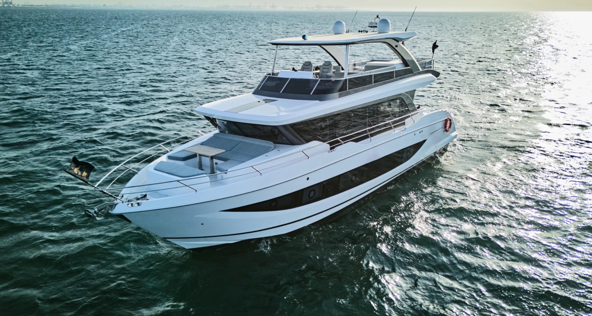 New 2024 Rivera X-70 Yacht private yacht in Dubai — exterior view 1
