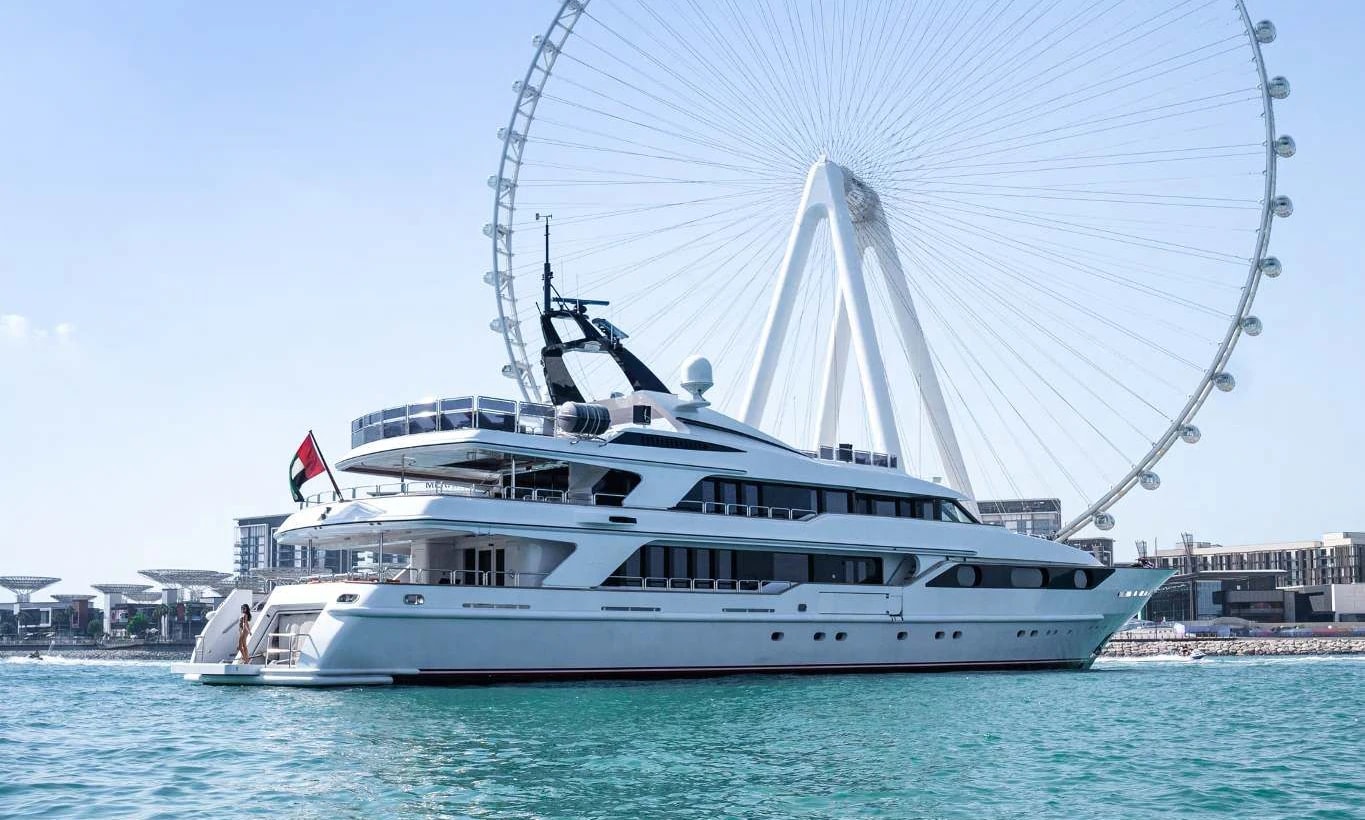 Opulent 50M Superyacht Yacht private yacht in Dubai — exterior view 1
