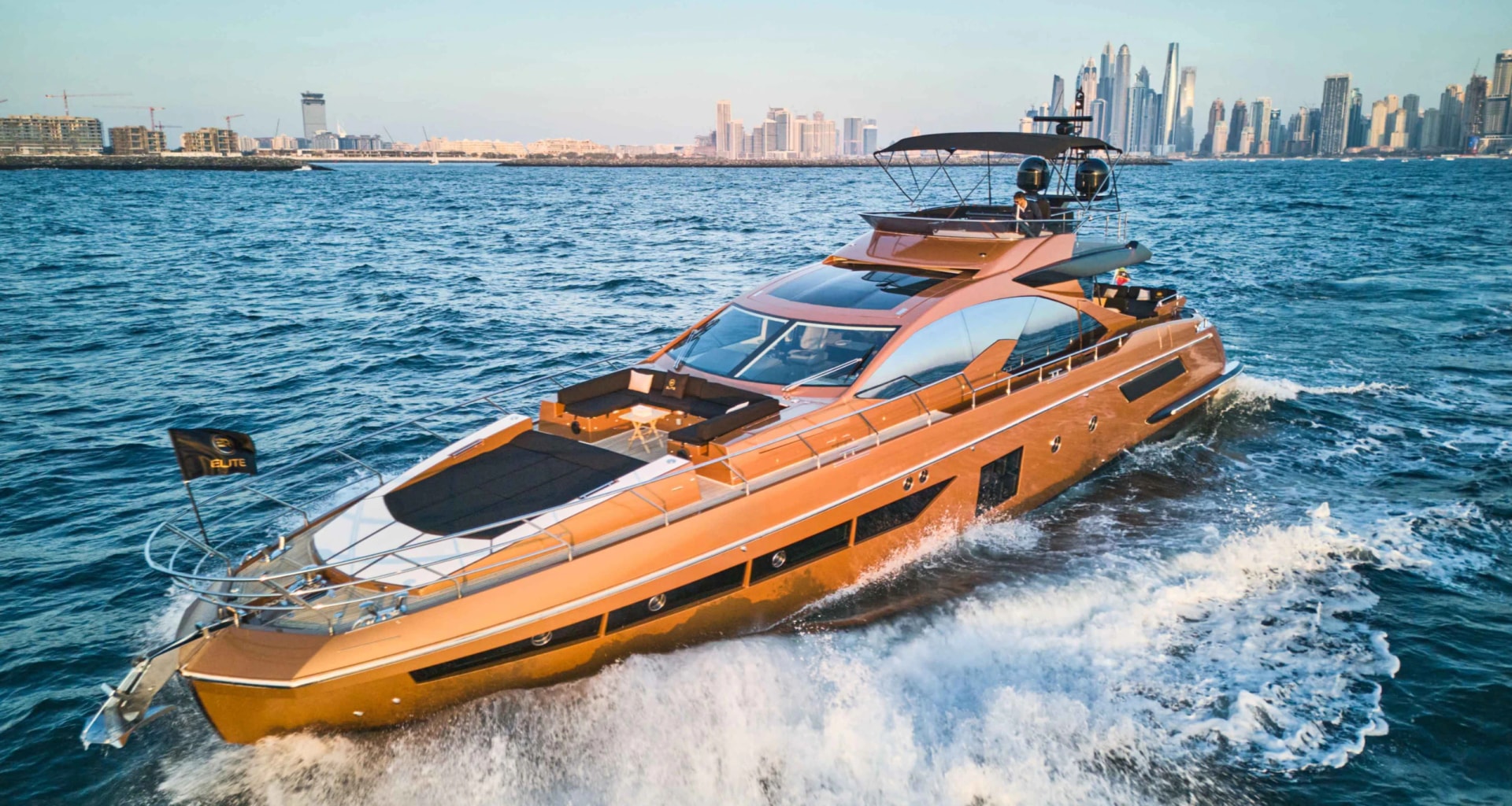 X2 Golden Rivera Sport 90 Yacht private yacht in Dubai — exterior view 1