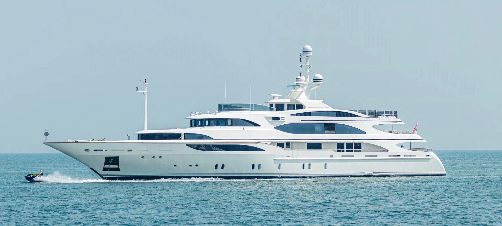 Celestial Titan X250 Super Yacht private yacht available for charter in Dubai