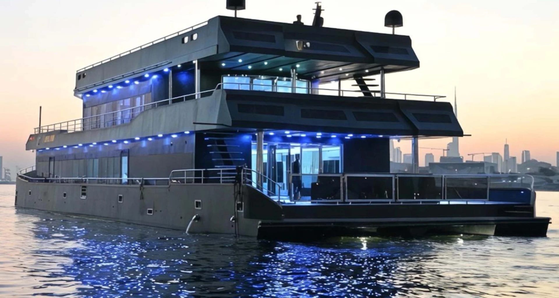 New Arrival Mega Event Yacht X1 private yacht available for charter in Dubai